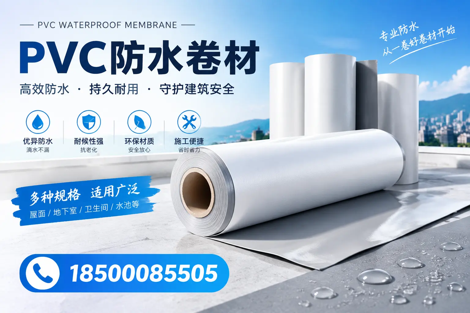 如何选择适合的PVC防水卷材？专家为您解答六安的需求